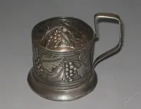Лот: 20596143. Фото: 2. подстаканник виноград мельхиор... Антиквариат