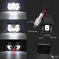 Лот: 18260940. Фото: 3. led фара Safego 45 Вт 7 дюймов. Авто, мото, водный транспорт