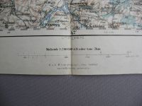 Лот: 12628547. Фото: 2. Штабная австро-венгерская карта-двухкилометровка... Военная атрибутика