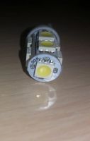 Лот: 5794602. Фото: 2. LED T10 W5W 9 SMD5050 яркая светодиодная... Автозапчасти