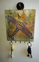 Лот: 11519430. Фото: 3. Ключница в стиле String Art. Красноярск
