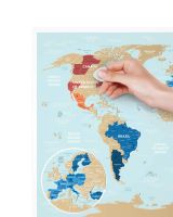 Лот: 15604230. Фото: 5. Скретч Карта Мира Travel Map Holiday...