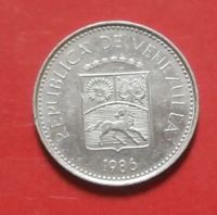 Лот: 18283982. Фото: 2. Венесуэла 5 сентимо 1986 С 1 рубля. Монеты