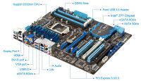Лот: 11659434. Фото: 4. Материнская плата Asus P8Z77-V... Красноярск