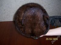 Лот: 304953. Фото: 3. Шапка норковая, коричневая. Одежда, обувь, галантерея