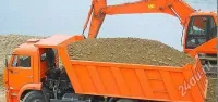 Лот: 6384421. Фото: 2. Песок с доставкой 7 кубов. Строительные материалы