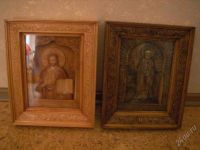 Лот: 1135598. Фото: 3. икона николай-чудотворец. Коллекционирование, моделизм