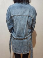 Лот: 18821276. Фото: 3. Джинсовая куртка Stradivarius. Одежда, обувь, галантерея