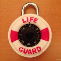 Лот: 7842280. Фото: 5. Замок навесной кодовый круглый