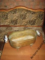 Лот: 6007178. Фото: 3. Кашпо медь бронза керамика Европа... Коллекционирование, моделизм