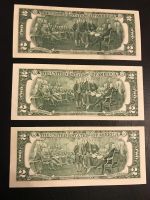 Лот: 17365578. Фото: 6. Набор купюр два доллара США разные...