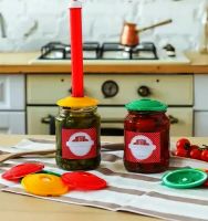 Лот: 25620273. Фото: 3. Вакуумный набор вакс 82Б (9 крышек... Домашний быт