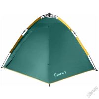 Лот: 5917913. Фото: 2. Палатка "Клер 3 V2" зеленый. Туризм