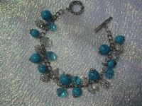 Лот: 1387704. Фото: 2. Браслет"Бирюзовый микс".Авторская... Ювелирные изделия, бижутерия, часы