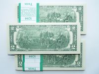 Лот: 21019141. Фото: 5. 2 доллара США UNC 10 шт. одним...