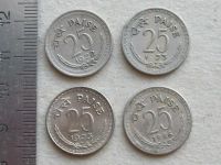 Лот: 19284193. Фото: 6. Монета 25 пайс Индия 1972 ; 1973...