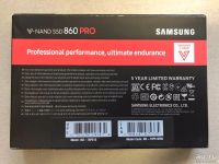 Лот: 12803425. Фото: 2. SSD Samsung 860 PRO 512 Gb новый. Комплектующие