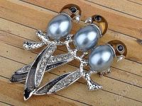 Лот: 2340659. Фото: 2. Райские птички - кристаллы Swarovski. Ювелирные изделия, бижутерия, часы