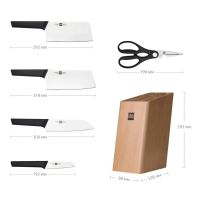 Лот: 24657139. Фото: 3. Набор ножей HuoHou 5+1 6-pcs kitchen... Красноярск