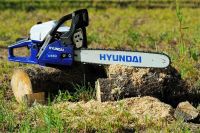 Лот: 2953856. Фото: 3. Бензопила профессиональная Hyundai... Строительство и ремонт