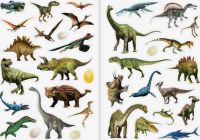 Лот: 19931409. Фото: 11. Книга с наклейками «В мире динозавров...