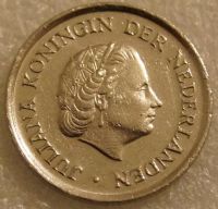 Лот: 8222939. Фото: 2. 25 центов 1980 Нидерланды. Монеты