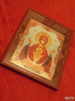 Лот: 10539509. Фото: 2. Икона Неупиваемая Чаша, большая... Живопись, скульптура, фото