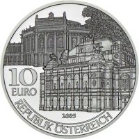 Лот: 14011999. Фото: 2. 10 евро Австрия 2005 - 50 лет... Монеты