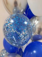 Лот: 17143385. Фото: 2. Сет blue&silver. Шары. Фонтан... Сувениры, подарки