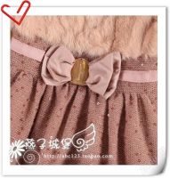 Лот: 1446410. Фото: 2. платье с натуральным мехом кролика. Женская одежда