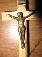 Лот: 6042165. Фото: 2. Настенное Распятие дерево бронза... Предметы интерьера