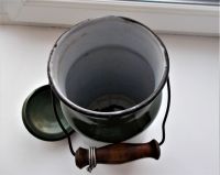 Лот: 23953173. Фото: 3. Бидон. Эмалированный. Зеленый... Красноярск