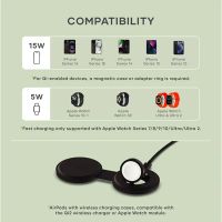 Лот: 25759533. Фото: 12. Беспроводная зарядка Satechi Qi2...