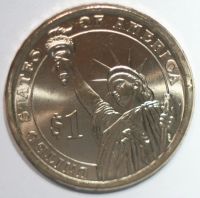 Лот: 8420608. Фото: 2. 1 доллар 2016 год. Ричард Никсон... Монеты