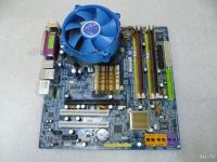Лот: 16190349. Фото: 2. Материнская плата Gigabyte GA-965GM-S2... Комплектующие