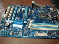Лот: 13681291. Фото: 6. Материнская плата 1155 Gigabyte...
