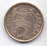 Лот: 15688352. Фото: 2. 5 песет Испания 1999 год_М87. Монеты