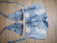 Лот: 6744646. Фото: 2. Комбинезон джинсовый. Женская одежда