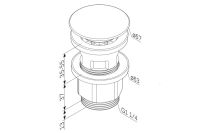 Лот: 25338124. Фото: 4. Донный клапан AM.PM F0700P33. Красноярск