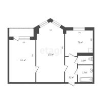 Лот: 21010370. Фото: 14. Продам 2-комн. кв. 41.7 кв.м...