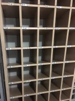 Лот: 12652383. Фото: 2. Стеллаж с ячейками. ЛДСП. Цена... Хранение вещей