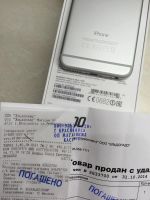 Лот: 6623518. Фото: 4. iPhone 6 16 GB silver