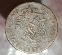 Лот: 6796656. Фото: 2. Страны Запада(1811) Бельгия 1876... Монеты