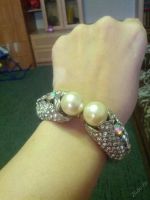 Лот: 5898293. Фото: 3. Красивый браслет с жемчугом и... Красноярск