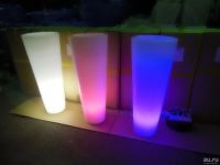Лот: 8442754. Фото: 4. Пластиковые вазоны с LED подсветкой
