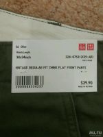 Лот: 10740294. Фото: 3. Брюки, штаны, Uniqlo (Япония... Одежда, обувь, галантерея
