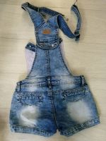 Лот: 11626073. Фото: 2. Джинсовый комбинезон короткий. Женская одежда