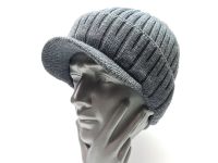 Лот: 12883627. Фото: 3. Шапка с козырьком (св.серый) Beanie... Одежда, обувь, галантерея