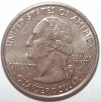 Лот: 9748397. Фото: 2. квотер (25 центов) 2003 год. США... Монеты