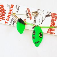 Лот: 9018738. Фото: 3. Блесна Mepps Pike Tandem Зеленая. Туризм, охота, рыбалка, самооборона